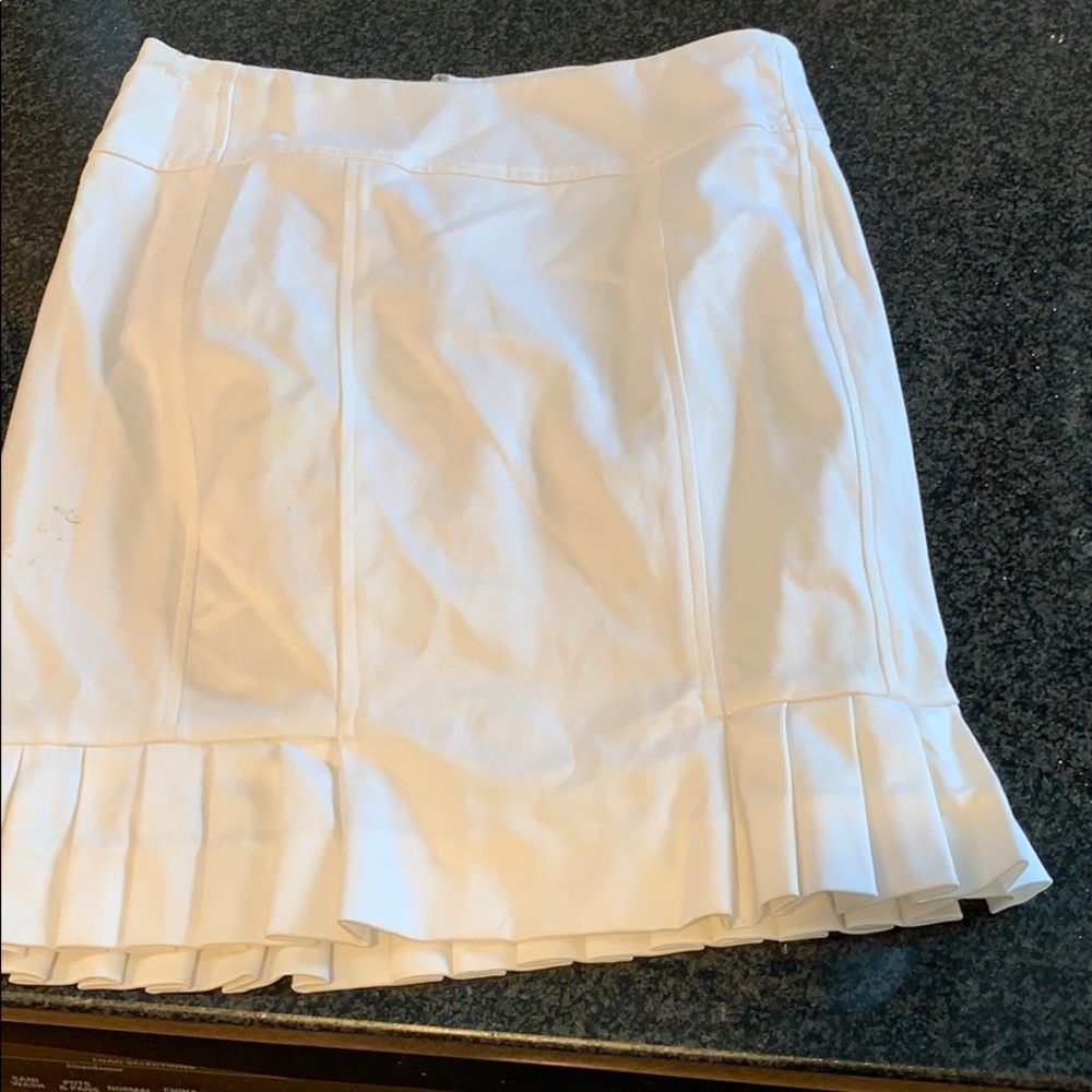 White Bebe skirt